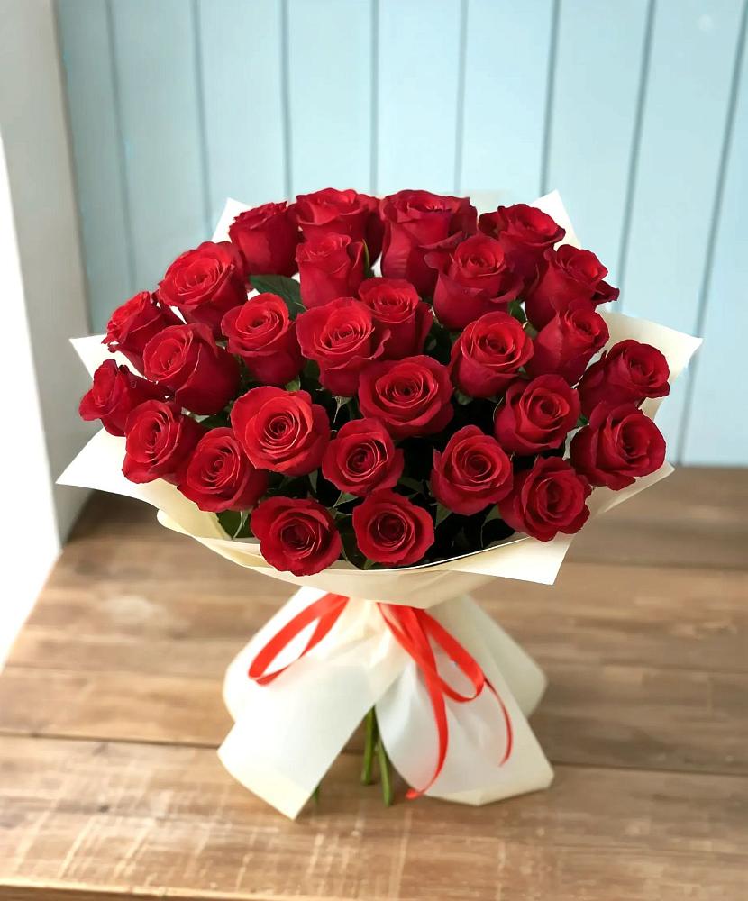 Букет 29 Красных роз в Ливнах