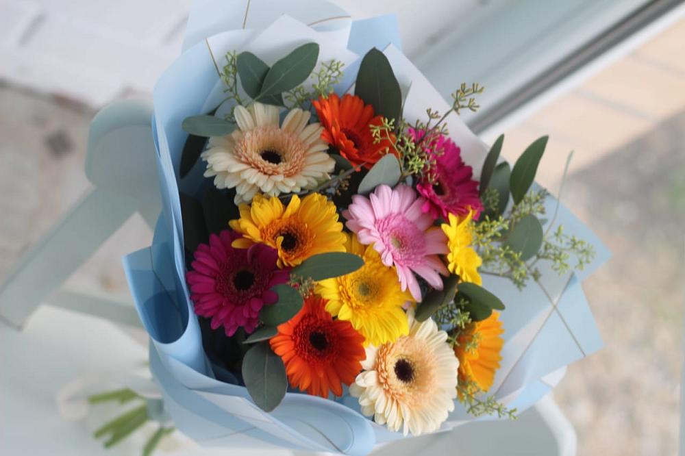 Букет цветов из: Герберы в Ливнах