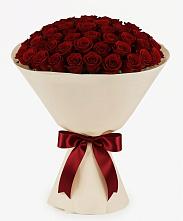 Букет 101 Бордовая роза Блэк Бакарра в Ливнах