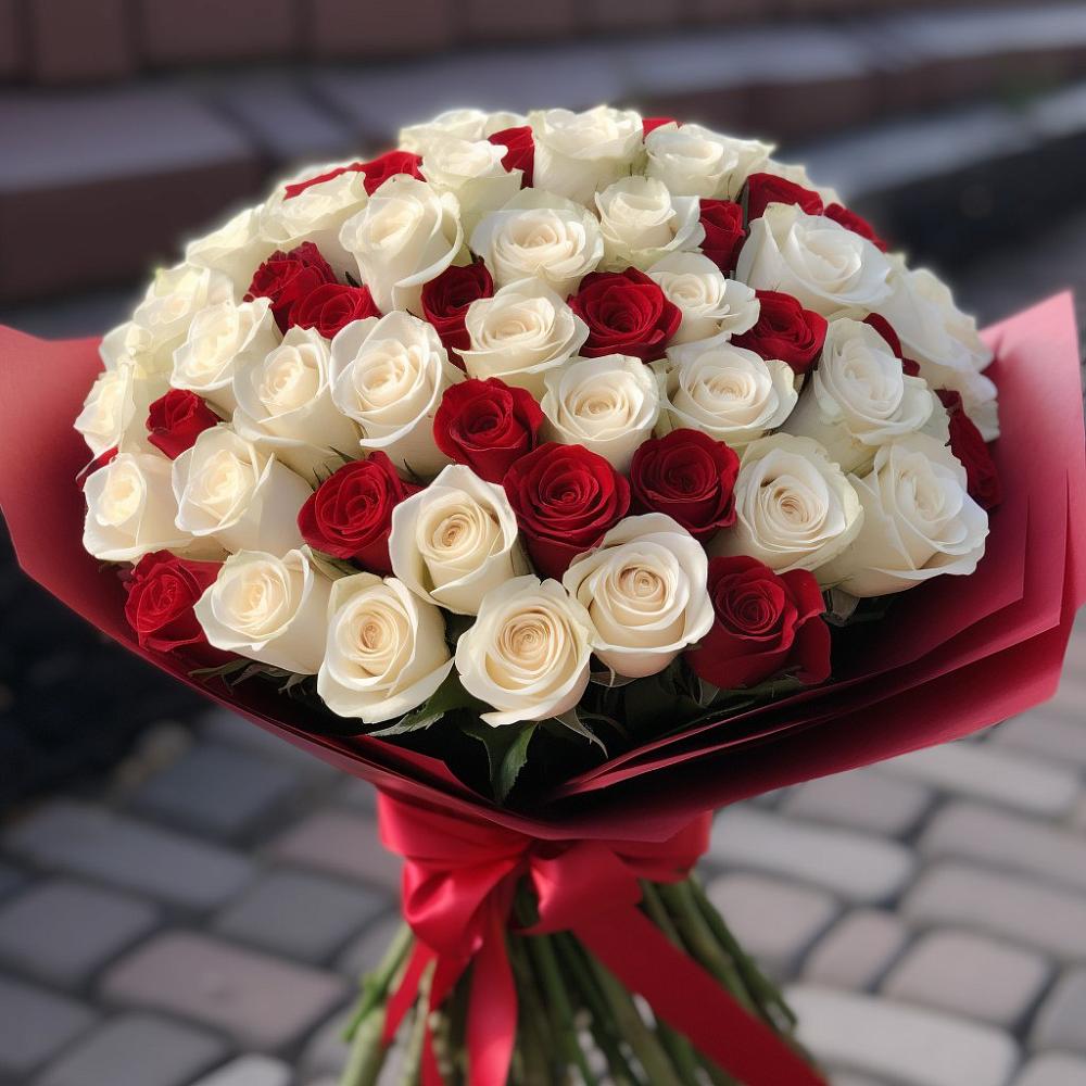 Премиум букет из: Розы в Ливнах