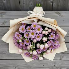 Букет цветов из:  Розы и Хризантемы в Ливнах