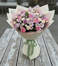 Букет цветов из:  Розы и Хризантемы в Ливнах