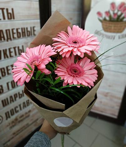 Букет цветов из: Герберы в Ливнах