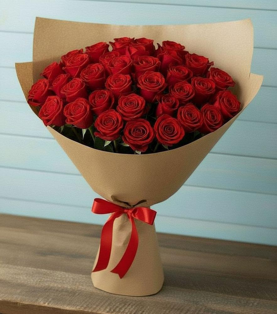 Букет Красные розы Милано в Ливнах