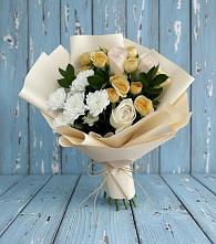 Букет цветов из:  Розы и Хризантемы в Ливнах