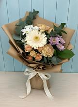 Букет цветов из:  Герберы и Хризантемы #REPLACE_PRED# Ливнах