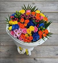 Букет цветов из:  Розы и Хризантемы в Ливнах