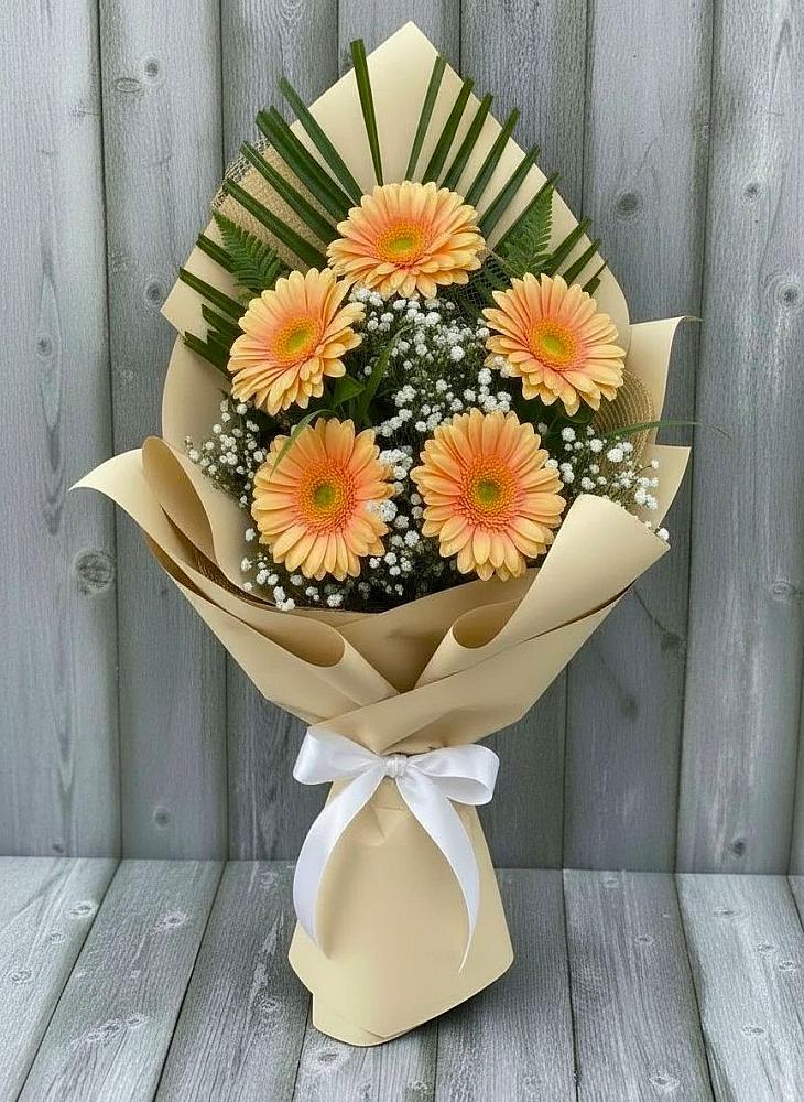 Букет цветов из: Герберы в Ливнах