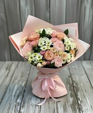 Букет цветов из:  Гвоздики, Розы и Хризантемы в Ливнах