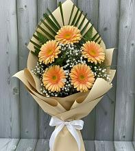 Букет цветов из:  Герберы в Ливнах