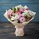 Букет цветов из: Хризантемы, Альстромерии и Розы в Ливнах